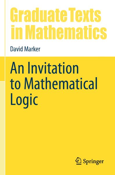 Produktbild: An Invitation to Mathematical Logic