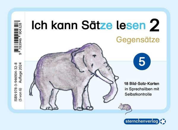 Produktbild: Ich kann S&auml;tze lesen Teil 2 in Sprechsilben mit Dana und Leander