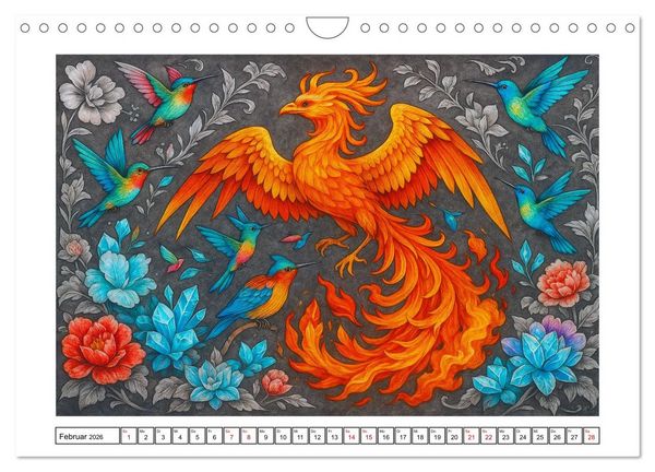 Produktbild: Fabelhafte Mystikwesen (Wandkalender 2026 DIN A4 quer), CALVENDO Monatskalender