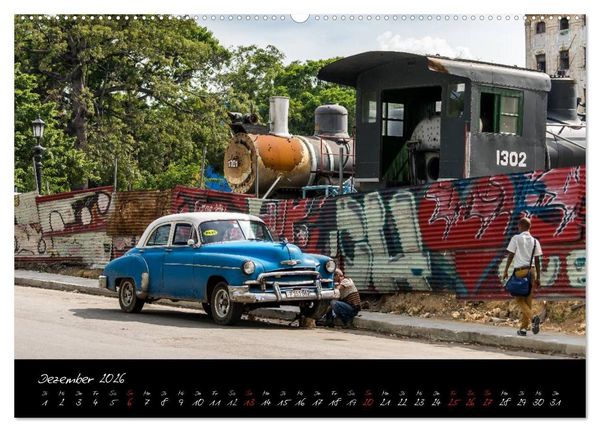 Produktbild: Kubas Klassische Automobile 2026 (Wandkalender 2026 DIN A2 quer), CALVENDO Monatskalender