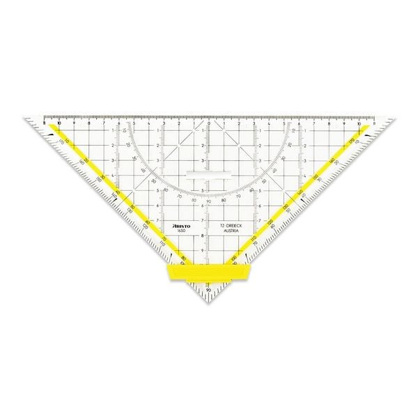 Produktbild: ARISTO TZ-Dreieck 25 cm Griff l&ouml;sbar, Facette, Tuschenoppen