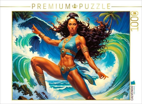 CALVENDO Puzzle Ein Motiv aus dem Kalender Die Wellenbezwinger | 1000 Teile Lege-Größe 64x48cm Foto-Puzzle für glückliche Stunden