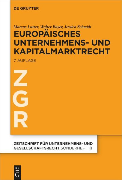 Produktbild: Europ&auml;isches Unternehmens- und Kapitalmarktrecht