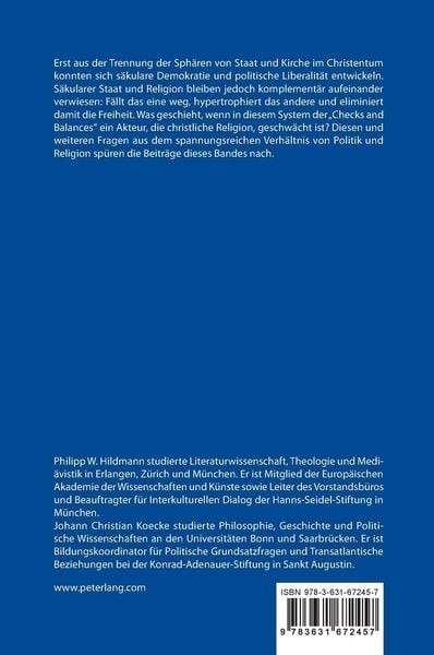 Produktbild: Christentum und politische Liberalit&auml;t
