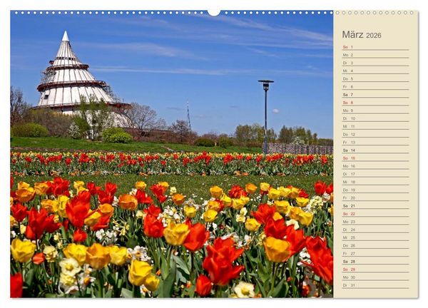 Produktbild: Magdeburg an der Elbe 2026 (Wandkalender 2026 DIN A2 quer), CALVENDO Monatskalender