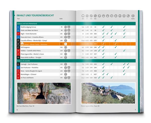 Produktbild: KOMPASS Wanderf&uuml;hrer Ligurien mit Cinque Terre, 50 Touren