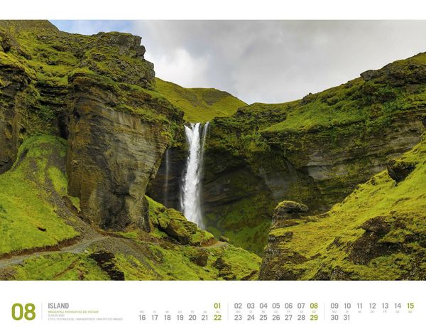 Produktbild: Island Kalender 2027 | Unterwegs zwischen Gletschern und Geysiren