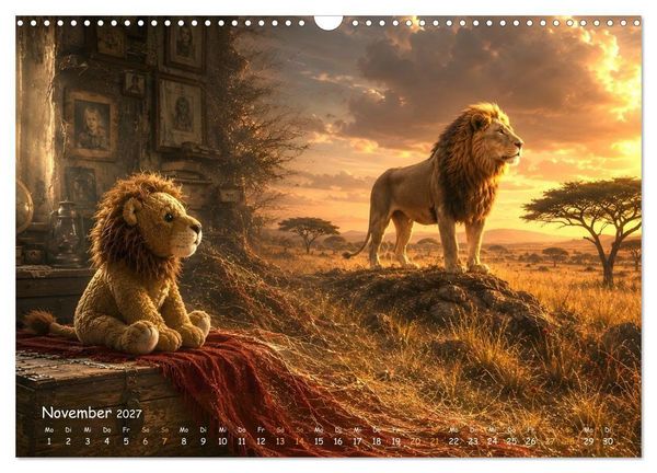 Produktbild: Wenn die Zeit so schnell vergeht,.... dann kommen Erinnerungen und W&uuml;nsche. (Wandkalender 2027 DIN A3 quer), CALVENDO Monatskalender