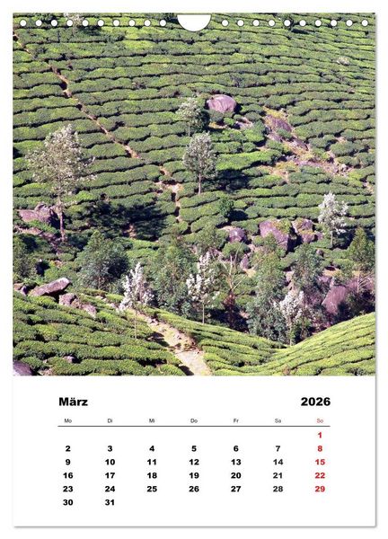 Produktbild: In Kerala (Wandkalender 2026 DIN A4 hoch), CALVENDO Monatskalender