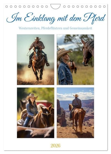 Produktbild: Im Einklang mit dem Pferd (Wandkalender 2026 DIN A4 hoch), CALVENDO Monatskalender