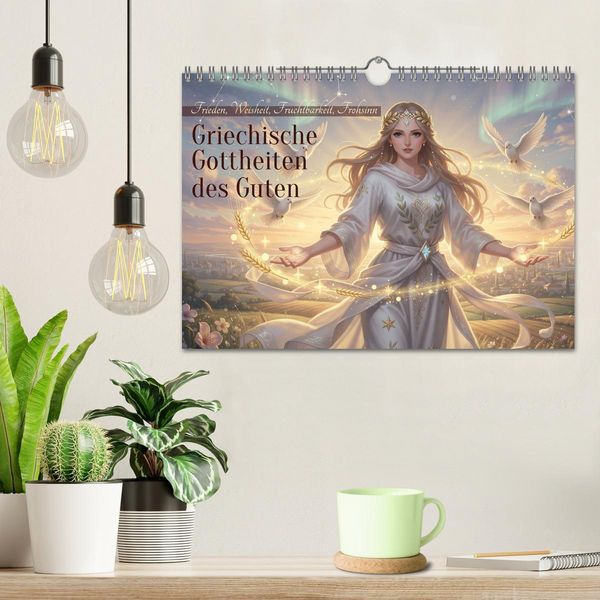 Produktbild: Griechische Gottheiten des Guten (Wandkalender 2027 DIN A4 quer), CALVENDO Monatskalender