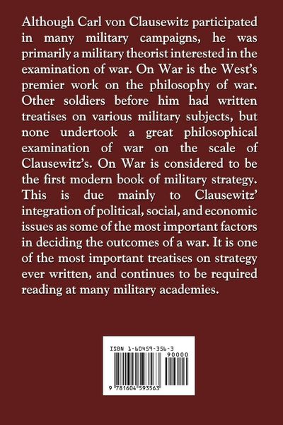 Produktbild: On War - The Classic Study of Military Strategy and Warfare