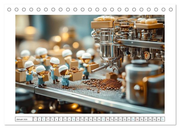 Produktbild: Zauberhafte Miniaturwelt (Tischkalender 2026 DIN A5 quer), CALVENDO Monatskalender