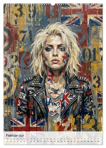 Produktbild: Punk 76 (hochwertiger Premium Wandkalender 2027 DIN A2 hoch), Kunstdruck in Hochglanz