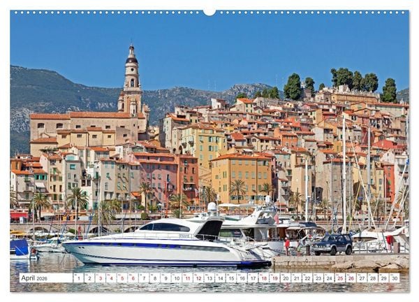 Produktbild: C&ocirc;te d&rsquo;Azur - Sehnsuchtsort am Mittelmeer (Wandkalender 2026 DIN A2 quer), CALVENDO Monatskalender