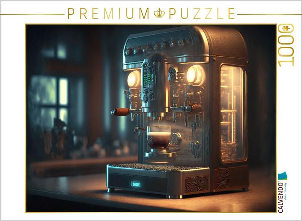 Produktbild: CALVENDO Puzzle Klassische Kaffeemaschine | 1000 Teile Lege-Gr&ouml;&szlig;e 64x48cm Foto-Puzzle f&uuml;r gl&uuml;ckliche Stunden