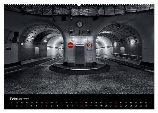 Produktbild: Hamburgs N&auml;chte (Wandkalender 2026 DIN A2 quer), CALVENDO Monatskalender