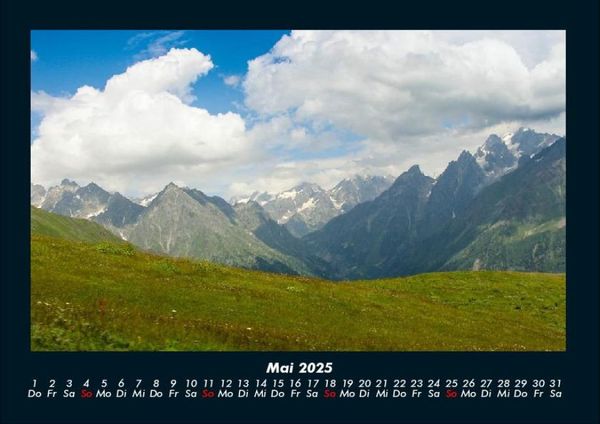 Produktbild: Berglandschaften 2025 Fotokalender DIN A4