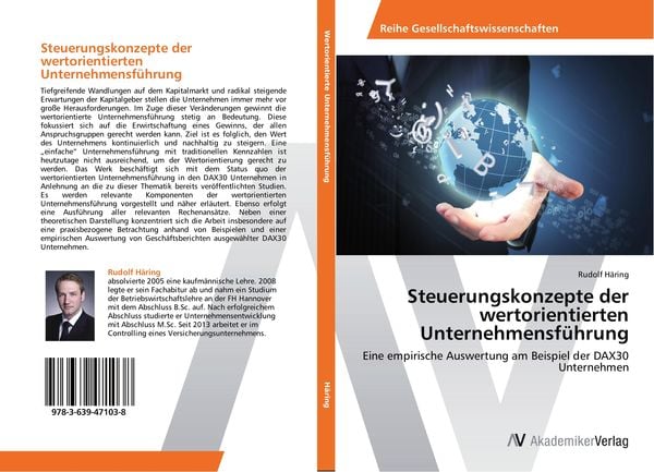 Produktbild: Steuerungskonzepte der wertorientierten Unternehmensf&uuml;hrung