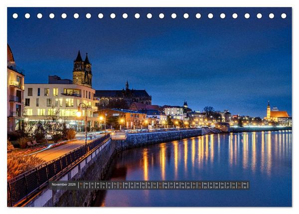 Produktbild: Magdeburg entdecken (Tischkalender 2026 DIN A5 quer), CALVENDO Monatskalender