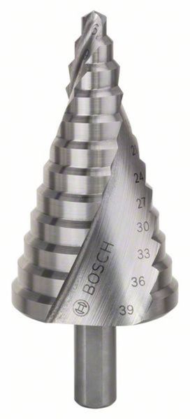 Bosch Accessories 2608597521 HSS Stufenbohrer 6 - 39 mm Gesamtlänge 93.5 mm 3-Flächenschaft 1 St.