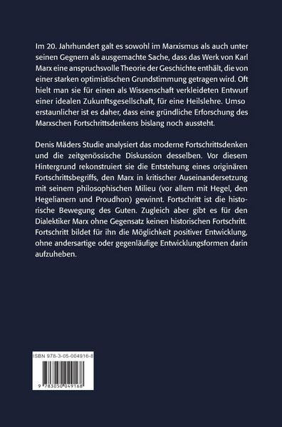 Produktbild: Fortschritt bei Marx