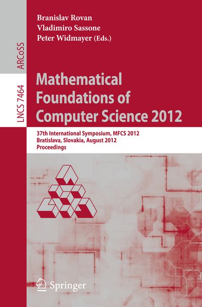 Produktbild: Mathematical Foundations of Computer Science 2012