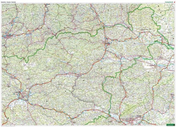 Slowenien, Straßen- und Freizeitkarte 1:150.000, freytag & berndt