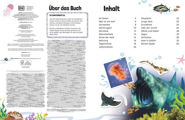 Produktbild: Sticker-Lexikon. Haie