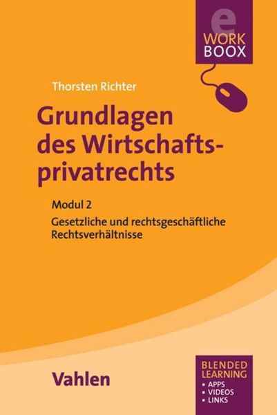 Produktbild: Grundlagen des Wirtschaftsprivatrechts