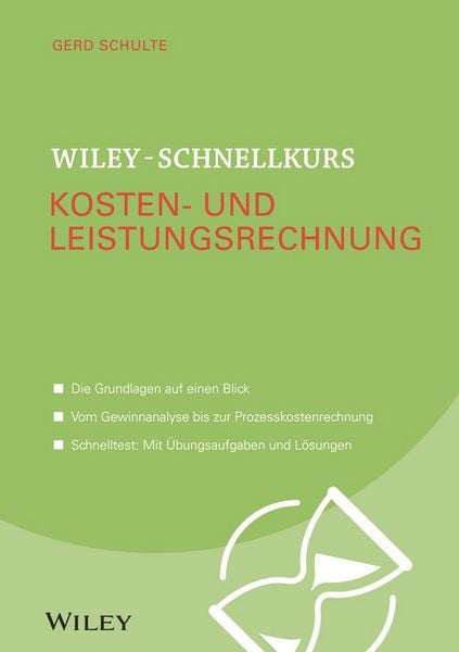 Produktbild: Wiley-Schnellkurs Kosten- und Leistungsrechnung