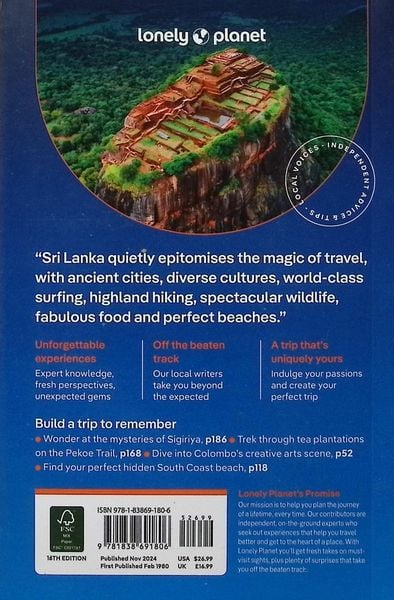Produktbild: Lonely Planet Sri Lanka