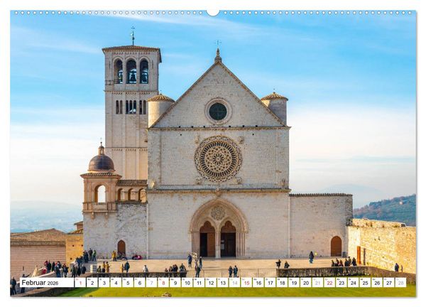 Produktbild: Assisi - Mittelalterliches Herz Italiens (Wandkalender 2026 DIN A2 quer), CALVENDO Monatskalender