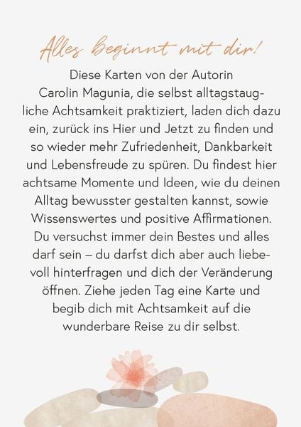 Achtsamkeit liegt in dir