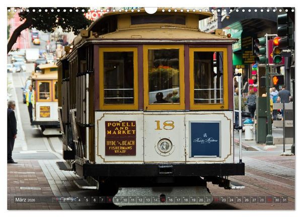 Produktbild: San Francisco Perspektiven (Wandkalender 2026 DIN A3 quer), CALVENDO Monatskalender