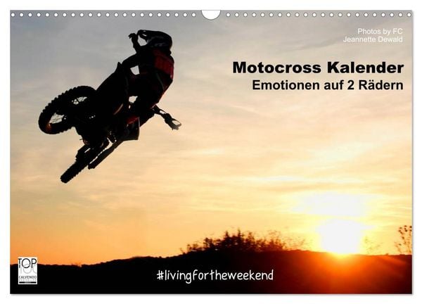 Produktbild: Motocross Kalender - Emotionen auf 2 R&auml;dern (Wandkalender 2026 DIN A3 quer), CALVENDO Monatskalender