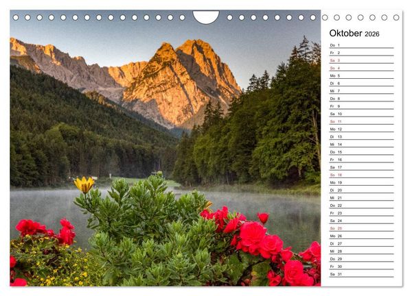 Produktbild: Garmisch-Partenkirchen - Bayerischer Charme im Werdenfelser Land (Wandkalender 2026 DIN A4 quer), CALVENDO Monatskalender