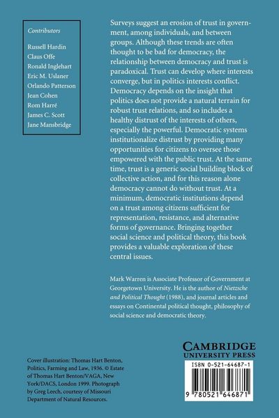 Produktbild: Democracy and Trust