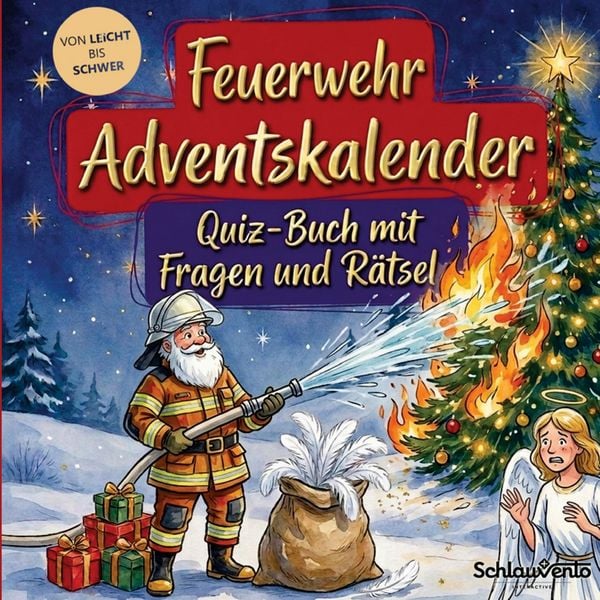 Produktbild: Feuerwehr-Adventskalender: Quiz-Buch mit Fragen und R&auml;tsel