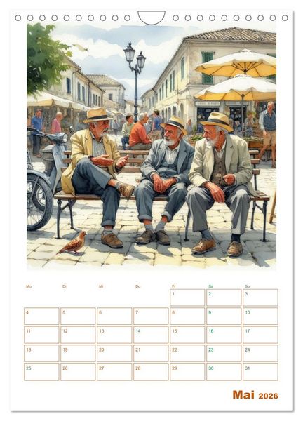 Produktbild: Andalusische Augenblicke (Wandkalender 2026 DIN A4 hoch), CALVENDO Monatskalender