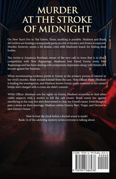 Produktbild: Murder at the Stroke of Midnight (The Sisters Texas Mystery Series Book 14)