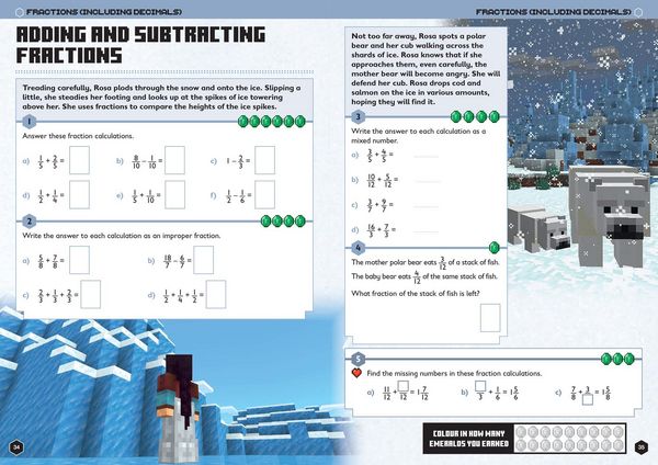 Produktbild: Minecraft Maths Ages 9-10