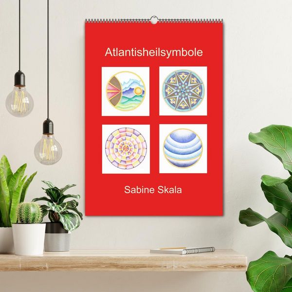 Produktbild: Atlantisheilsymbole (Wandkalender 2026 DIN A2 hoch), CALVENDO Monatskalender