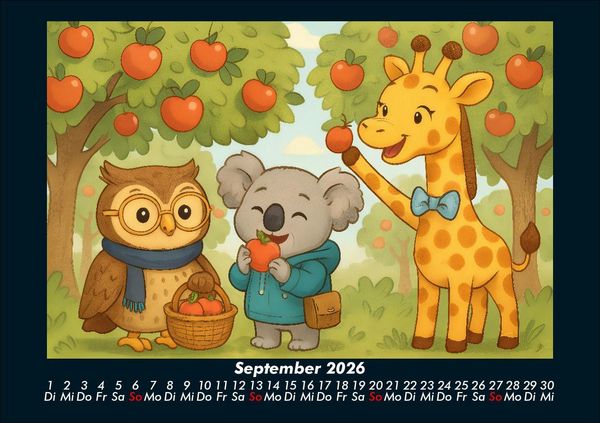 Produktbild: Ollie, Kiki & Nala - Fest der Freundschaft 2026 Fotokalender DIN A5