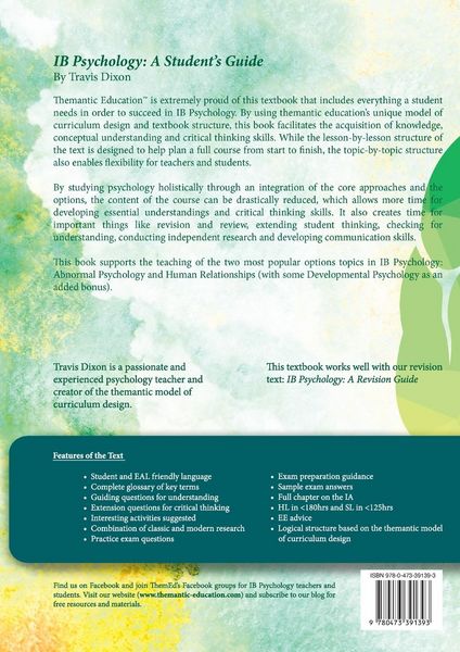 Produktbild: IB Psychology - A Student's Guide (1st Edition - 2017)