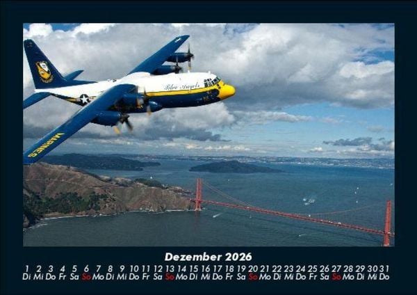 Produktbild: Flugzeuge 2026 Fotokalender DIN A5