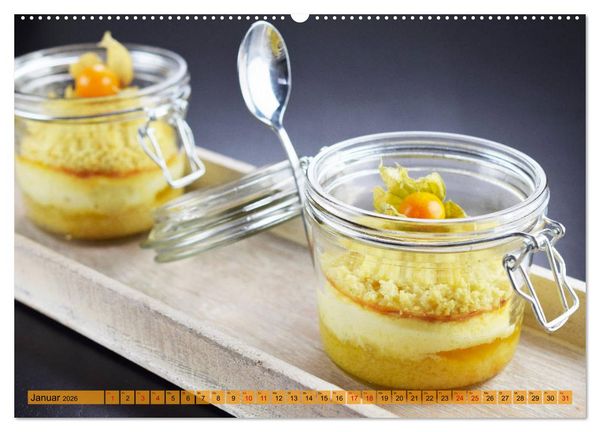 Produktbild: DESSERTVARIATIONEN (hochwertiger Premium Wandkalender 2026 DIN A2 quer), Kunstdruck in Hochglanz