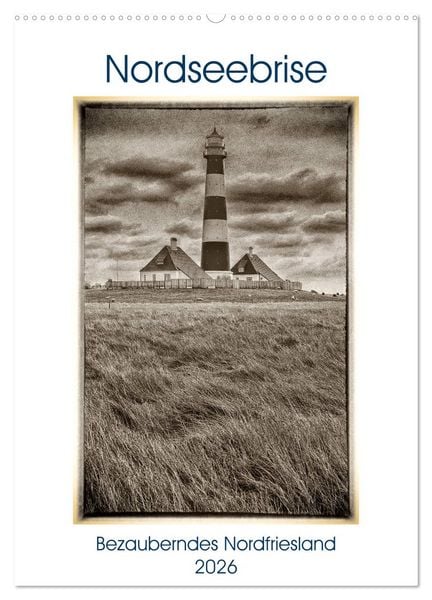 Produktbild: Nordseebrise - Bezauberndes Nordfriesland (Wandkalender 2026 DIN A2 hoch), CALVENDO Monatskalender