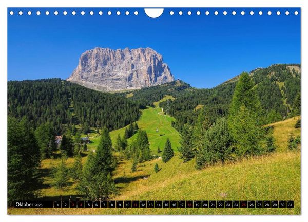 Produktbild: Die Dolomiten - Traumhafte Welt aus Stein (Wandkalender 2026 DIN A4 quer), CALVENDO Monatskalender