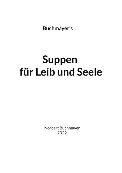 Produktbild: Suppen f&uuml;r Leib und Seele